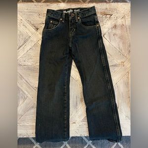 Boys WRANGLER retro boot cut slim jeans